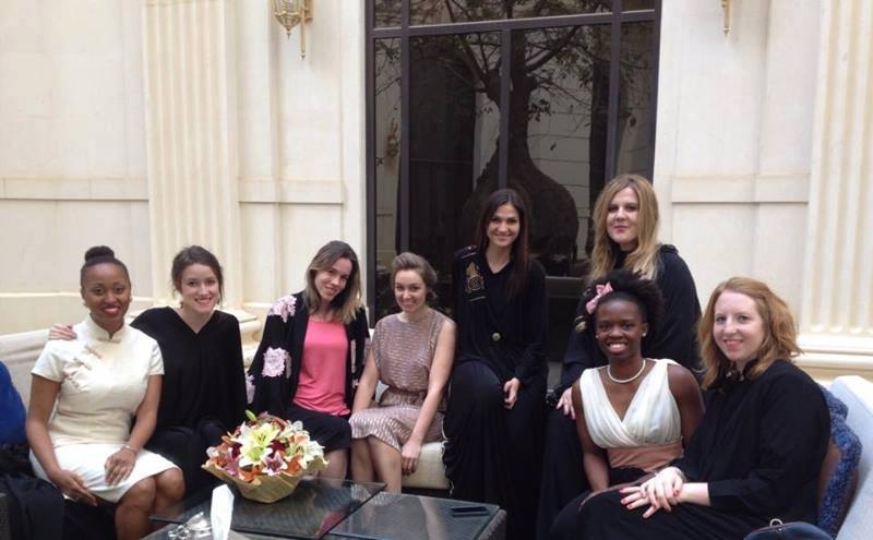 Birthday celebrations are extra special when living abroad. Some friends and I were celebrating my friend Nicola's birthday at the Ritz-Carlton in Riyadh last year.