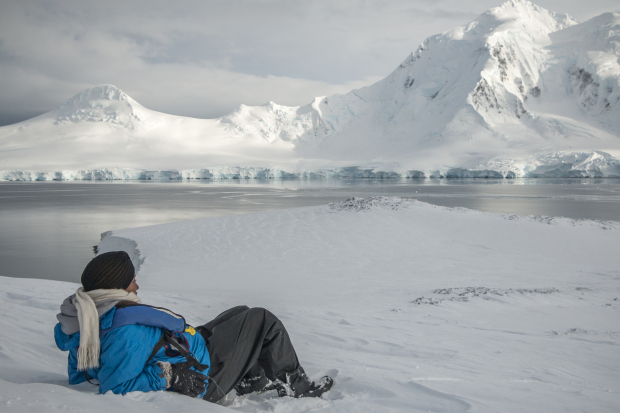 My new friend from Columbia, Andres captured this remarkable moment in Antarctica.